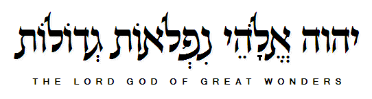 The LORD God of Great Wonders