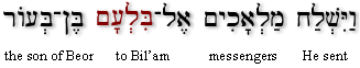 Numbers 22:5a (BHS)
