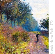 Claude Manet Path 1873