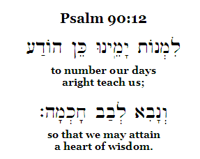 Psalm 90:12