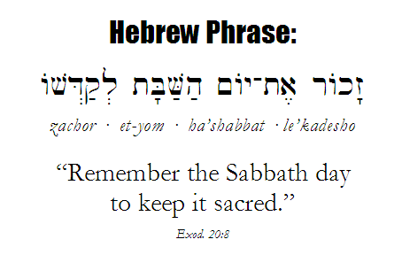 Hebrew phrase