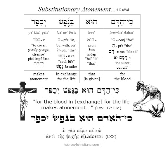 Lev. 17:11c Hebrew Lesson