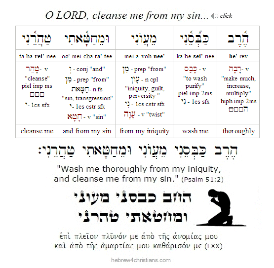 Psalm 51:2 Hebrew lesson