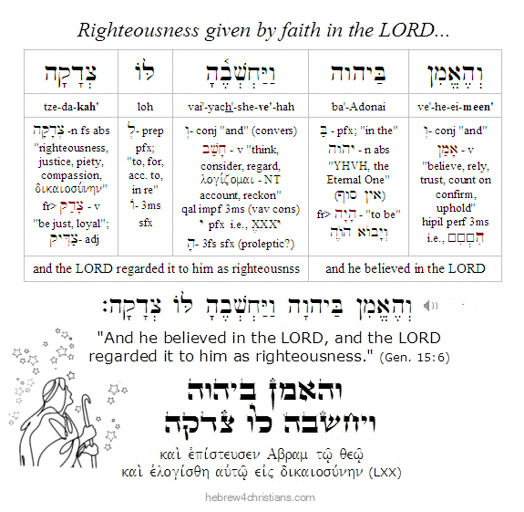 Gen. 15:6 Hebrew Lesson