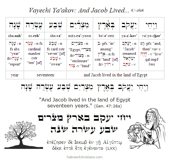 Genesis 47:28a Vayechi...