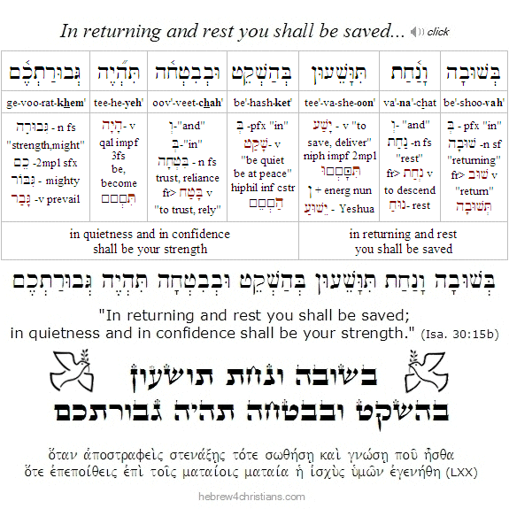 Isaiah 45:22 Hebrew Lesson