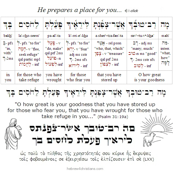 Psalm 31:19a Hebrew lesson
