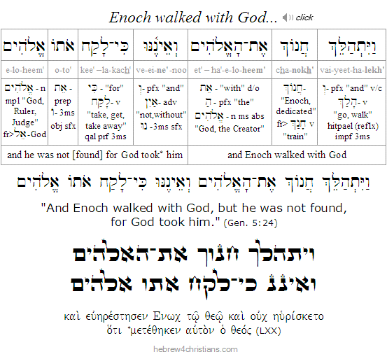 Genesis 5:25 Hebrew Lesson