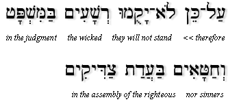 Mizmor Aleph (Psalm 1) Recited in Hebrew